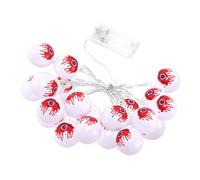 Hemousy Led Eyeball String Lights - Holiday String Lights for Outdoor Decor | Battery Powered Outside Decor for Patio Window Windowsill Yard Fence Wall Indoor Porch Tree