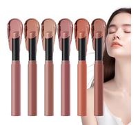Hemousy Matte Velvet Lipstick,Nude Velvet Lipstick - Waterproof Beauty Cosmetics Makeup Supplies, Lip Stick for Outdoor Travel Party Night Out