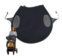Hemousy Stroller Sun Shade | Breathable Stroller Shade Cover | Quick-Release Full Coverage Protective Sunshade, UV Protection Baby Supplies for Travel Beach Day Hot Day Strolls
