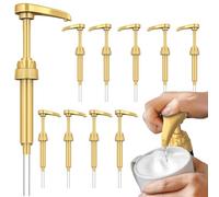Hemousy Syrup Pump - Syrup Dispenser Pump,Fit 750ml Sampler Accessories for Honey Body Wash Conditioner Kitchen Home Hotel Restaurant Bar Party Adult Elderly