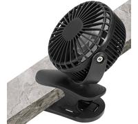 Hemousy Table Fan - Small Clip on Fan | Foldable Rotating Cooling Device Portable Space-Saving Design for Family Offices School Friends