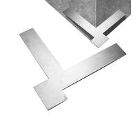 Hemousy Wall Edge Leveler - Stainless Steel Wall Corner Leveler - Multi-Functional Scraping Gear, Handheld Precision Use for Spackle Drywall Flooring Carpentry