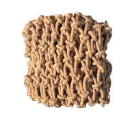 Hemp and Jute Safety Net for Kids - 3x6m Child Safety Barrier for Stairs, Balcony Railings, Indoor & Outdoor Decoration, Safety Protection Netting