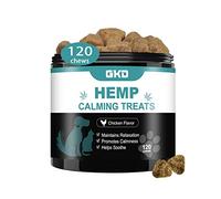 Hemp Calming Chews for Dogs, Dog Calming Treats Anxiety Relief 100% Golden Ratio of Natural Ingredients Calming Dog Treats, Aid with Separation, Barking, Stress Relief, Thunderstorms