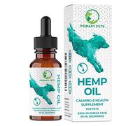 Hemp Oil for Dogs -100% Natural Hemp Seed Oil, Calming Drops 60,000mg, Rich in Omega 3 & 6 Fatty Acids, Hip & Joint Support