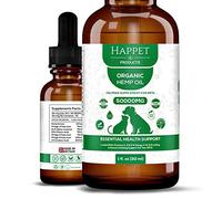 Hemp Oil for Dogs & Cats - Natural Anxiety & Stress Relief for Dogs & Cats - Hip & Joint Supplement for Dogs - Pet Hemp Calming Drops - Hemp Oil for Calming Dog & Cat Treats - 1 fl oz Made in UK