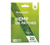 Hemp Patches - Pack of 20-24-Hour Transdermal Adhesive - Suitable for All Skin Types - Sweat-Resistant Hemp Seed Oil Patches - Easy to Peel & Use - Cruelty-Free