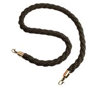 Hemp rope guardrail, Twisted Stanchion Hemp Rope, Nylon Crowd Control with Gold Hooks, for Movie Theaters/Grand Openings/Hotels (Blue,300cm/9.8ft/118inch)