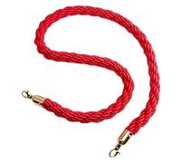 Hemp rope guardrail, Twisted Stanchion Hemp Rope, Nylon Crowd Control with Gold Hooks, for Movie Theaters/Grand Openings/Hotels (Blue,300cm/9.8ft/118inch)