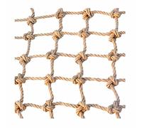 Hemp Rope Net Garden Netting Children Safety Anti-Fall Rope Net Hemp Rope Net Garden Mesh Netting Hemp Rope Net Anti-Wear Heavy Duty Hemp Rope Cargo Net Dia 6mm(1x2m (3.28X6.56ft))