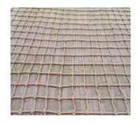 Hemp Rope Net Jute 8mm Rope,Cargo Climbing Protection Net Fall Safety Nets For Kids Heavy Duty Dock Guardrail Protective Decorative Netting Outdoor Garden Child Net