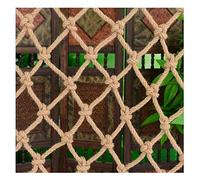 Hemp Rope Netting for Climbing 10mm Thick Jute Safety Net 3x7m (9.84x22.96ft) Outdoor Play Netting for Kids Secure Climbing Ladder Protection