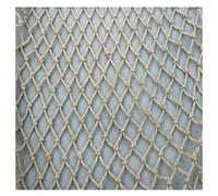 Hemp Rope Netting for Plants 4mm Jute String Mesh Garden Fence Cargo Netting Child Safety Net Balcony & Stairway Protection Durable & Eco Friendly