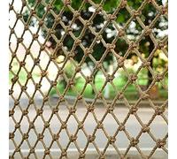 Hemp Rope Safety Net for Balcony, Sturdy Ceiling Netting, Child Protection Mesh, Outdoor Swing Safety, Climbing Net for Kids, and Versatile Netting Solution