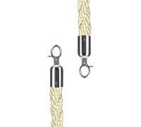 Hemp Rope with Hooks - 80cm Braided Decorative Ropes for Event Staging Wall & Counter Hanging Party Crowd Control Solutions Ideal for Gatherings & Decorations