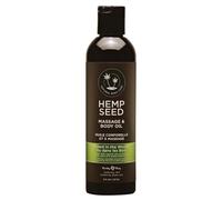 Hemp Seed Massage & Body Oil, Naked in The Woods Scent - 8 fl. oz. - Nourishing, Moisturising Massage Oil - Hemp Seed, Apricot, Grapeseed & Sweet Almond Oil - Vegan & Cruelty Free