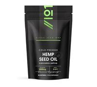 Hemp Seed Oil Softgels 3000mg - 90 Softgels - Cold-Pressed - Natural Source of Omega 3, 6, & 9 - Resealable and Recyclable Pouch by Alpha01