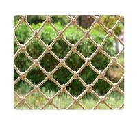 Hemp Trellis Netting for Climbing Plants Natural Jute Wall Decor & Patio Accessories 8mm/20cm Multiple (8mm*15cm 2x5m)