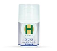 HEMPE Ice Muscle & Joint Gel - Hemp Cream with Cooling Support for Neck, Back, Shoulders, and Legs - CBD, Menthol, and Natural Extracts - 50ml