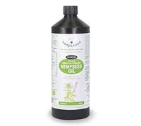Hempiness Organic Hemp Seed Oil 1 Litre | Premium Raw Cold-Pressed Hempseed Oil | Rich in Omega 3, 6 & 9