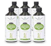 Hempiness Organic Hemp Seed Oil (Pack of 6 500ml)