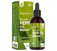 Hemp Seed Oil - 60ml - Rich Source of Omega 3 6 9 - High-Strength Cold-Pressed Hemp Oil Drops - Natural & Vegan Hemp Oil for Humans - Multipurpose Organic Hemp Oil Supplement for Overall Health