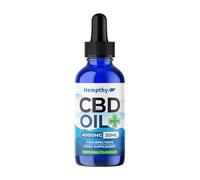 Hempthy CBD Oil 4000mg Natural XL Bottle | Max Strength Full Spectrum CBD Oil | UK Award-Winning Manufacturer | 30ml Bottle | Vegan | Stress Relief | Anxiety Relief | Supports Sleep & Recovery