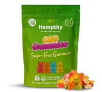 Hempthy Sugar Free CBD Gummies, 10mg x 30 Gummies, 300mg Total Cannabidiol, THC Free Hemp Gummies for Adults, CBD Gummy Bears (300mg)