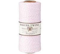 Hemptique Cotton Baker's Twine Spool 2-Ply 410'-Light Pink, Other, Multicoloured