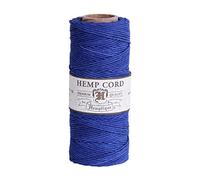 Hemptique Hemp Cord Spool 20lb 205'-Blue, Other, Multicoloured, 6.06 x 6.06 x 11.9 cm