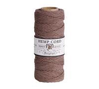 Hemptique Hemp Cord Spool 20lb 205'-Light Brown, Other, Multicoloured, 6.06 x 6.06 x 11.9 cm