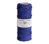 Hemptique Hemp Cord Spool 20lb 205'-Navy, Other, Multicoloured, 6.06 x 6.06 x 11.9 cm