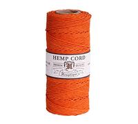 Hemptique Hemp Cord Spool 20lb 205'-Orange, Other, Multicoloured, 6.06 x 6.06 x 11.9 cm