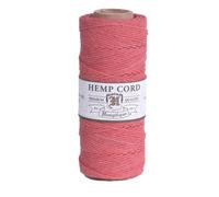 Hemptique Hemp Cord Spool 20lb 205'-Sunset Coral, Other, Multicoloured, 6.06 x 6.06 x 11.9 cm