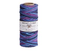 Hemptique Hemp Variegated Cord Spool 20lb 205'-Party, Other, Multicoloured, 5.8100000000000005 x 5.8100000000000005 x 11.52 cm, 499898