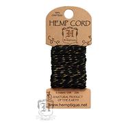 Hemptique HMC20MBG-5PK #20 Hemp Mini Card-5pk, Metallic Gold/Black
