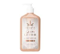 Hempz Beauty Actives Glow Getter Herbal Body Moisturiser Lotion Cream Paraben-Free. Cruelty-Free, Vegan 17 oz. - Bergamot & Warm Vanilla