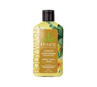 Hempz Body Wash Hydrating for Sensitive Skin, Scented, Exfoliating with Shea Butter, Pure Hemp Seed Oil, and Algae for Sensitive Skin 17 fl oz - Original Floral & Banana