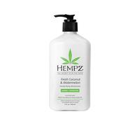 Hempz Natural Hemp Seed Oil Body Moisturiser Lotion Cream with Shea Butter and Ginseng 500ml/17 Fl.Oz - Fresh Coconut and Watermelon