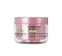 Hempz Pomegranate Herbal Sugar Body Scrub Unisex 7.3 Oz - Revitalizing Exfoliant with Pomegranate Extract, Shea Butter, Vitamins A, C, and E for Vibrant Glow and Hydration