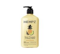 Hempz Natural Hemp Seed Oil Body Moisturizer with Shea Butter and Ginseng 500ml/17 Fl.Oz (500ml/17oz, Sweet Pineapple and Honey Melon)