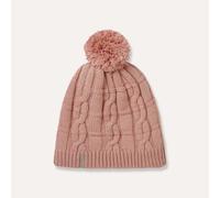 SEALSKINZ | Hemsby | Waterproof Cold Weather Cable Knit Bobble Hat | Outdoor Acessories | Suitable for All Outoor Activities & Cold Weather Pink
