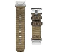 HEMSUT Nylon QuickFit Watch Band for 8/7/6/EPIX/MK3/Tactix, 20mm 22mm 26mm Sports Strap, Lightweight Breathable Wristband(HGA151GRN-S,26mm)