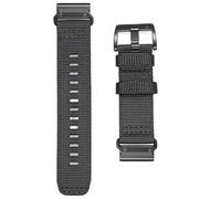 HEMSUT Nylon QuickFit Watch Band for 8/7/6/EPIX/MK3/Tactix, 20mm 22mm 26mm Sports Strap, Lightweight Breathable Wristband(HGA151BLK-B,26mm)