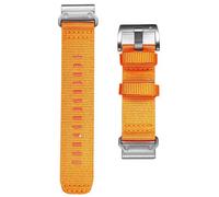 HEMSUT Nylon QuickFit Watch Band for 8/7/6/EPIX/MK3/Tactix, 20mm 22mm 26mm Sports Strap, Lightweight Breathable Wristband(HGA151ORG-S,26mm)