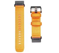 HEMSUT Nylon QuickFit Watch Band for 8/7/6/EPIX/MK3/Tactix, 20mm 22mm 26mm Sports Strap, Lightweight Breathable Wristband(HGA151ORG-B,26mm)