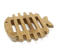 Hemu Wood Soap Dish - Fish