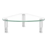 Hemudu Computer Monitor Stand Riser/Triangle Save Space Desktop Corner Stand for Computer, Laptop,HD01T-003P