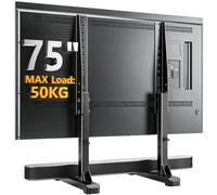 Hemudu Universal Table Top TV Stand Base TV Legs for 22-75 inch TVs, 50kg