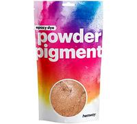 Hemway 100 g / 3.5 oz Metallic Bronze Brown Dye Pigment Powder | Luxury Premium Dye for Epoxy, Resin, Polyurethane Paint, Jewellery & Resin Floors | Colour Enhancement | Vegan & Toxin-Free